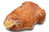 Carved Peach Jasper Frog - Philippines #309120-1